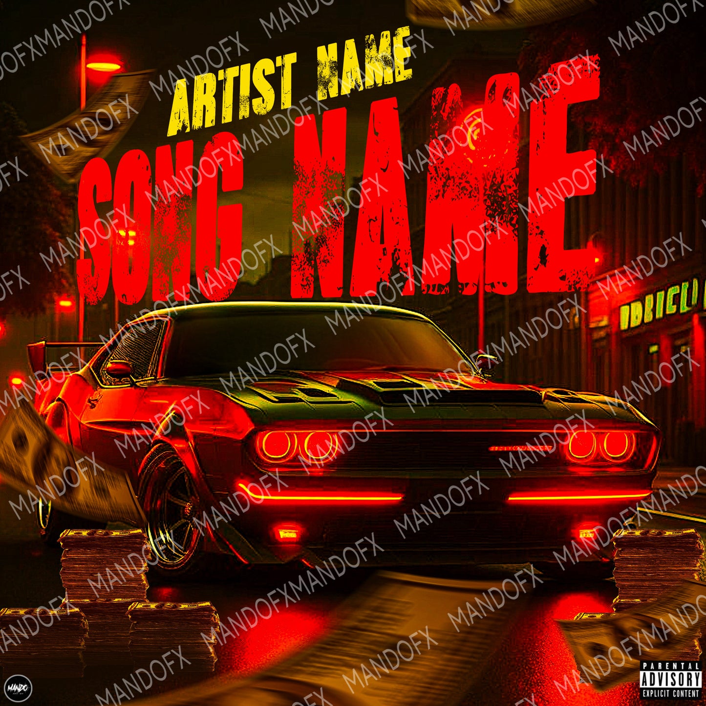 MIDNIGHT MILLIONS - PREMADE COVER ART - MandoFxCoverArt