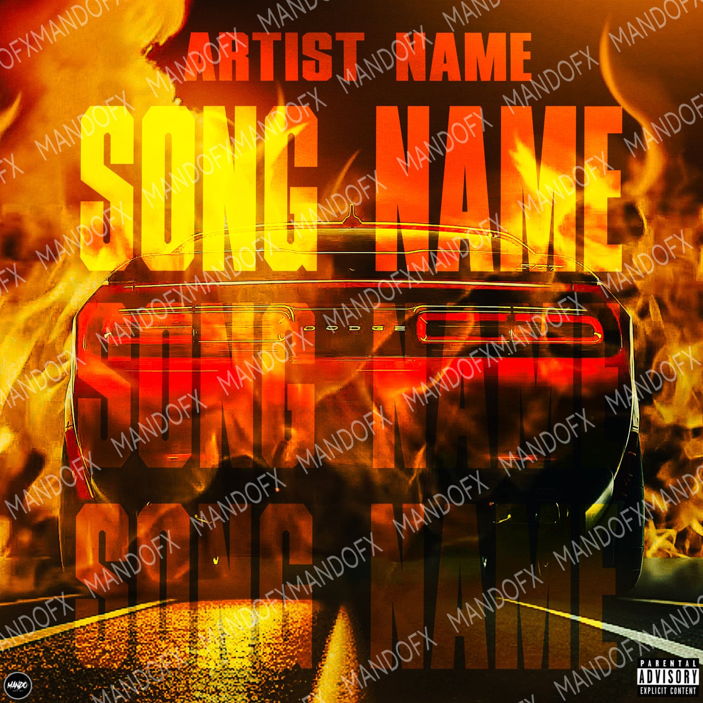 HELL ON WHEELS - PREMADE COVER ART - MandoFxCoverArt