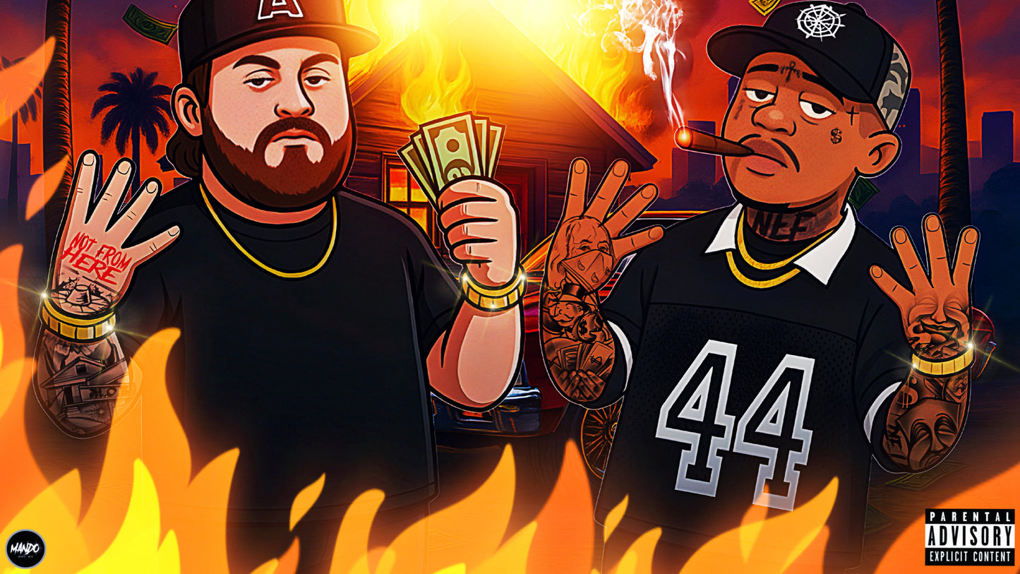 DIGITAL CARTOON COVER ART – PREMIUM CUSTOM DESIGN (PREMIUM) - MandoFxCoverArt