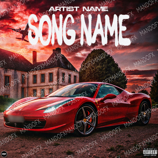 REDLINE MANSION - PREMADE COVER ART - MandoFxCoverArt