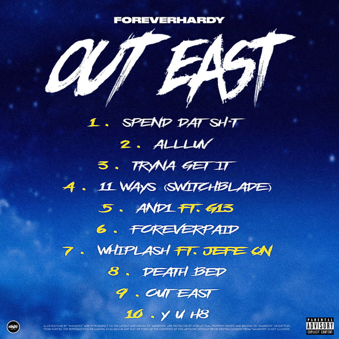 COVER BASED TRACK-LIST - MandoFxCoverArt